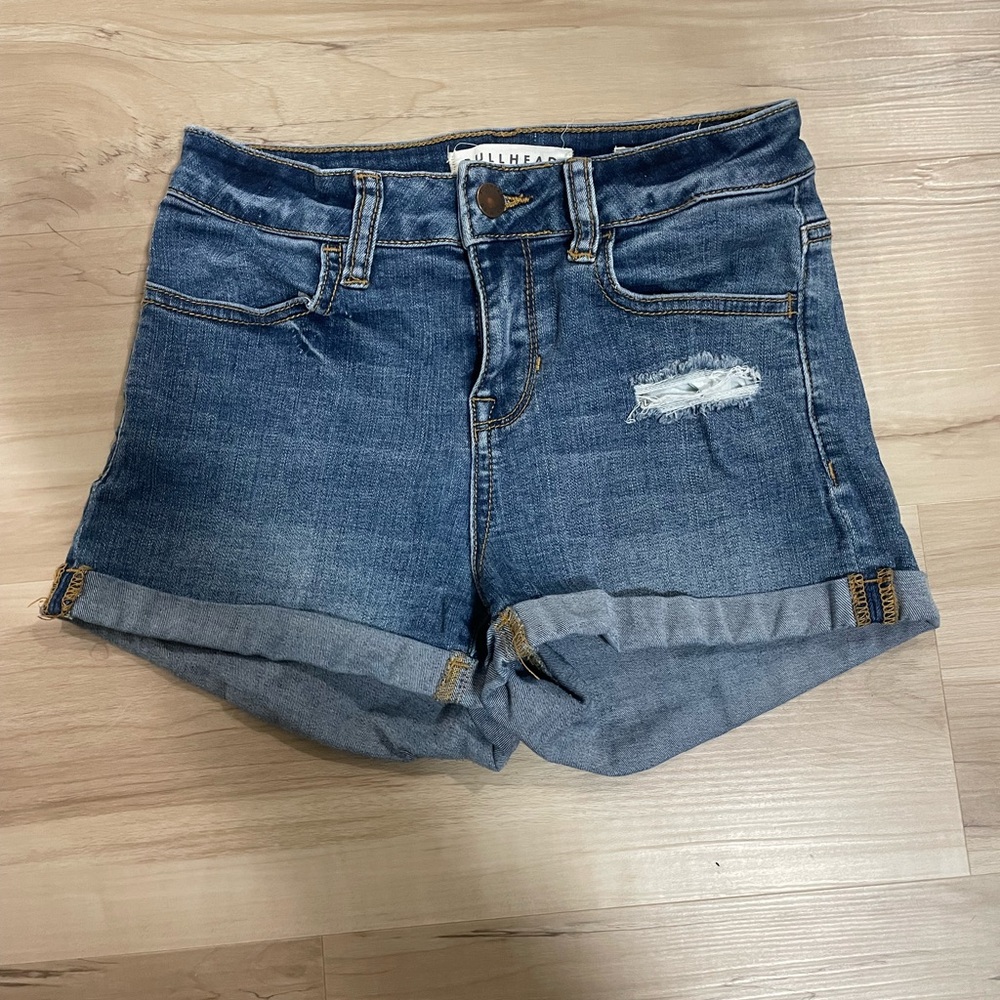 Blue Denim Shorts